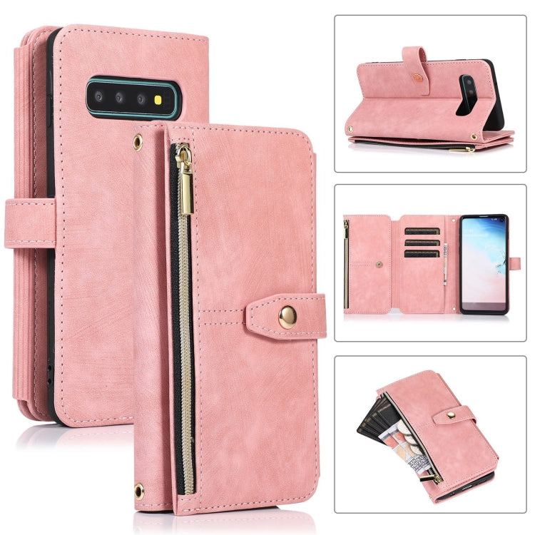 Custodia per cellulare in pelle con cerniera per portafoglio da 9 carte da sogno, For Samsung Galaxy S20 FE, For Samsung Galaxy S10, For Samsung Galaxy S10+, For Samsung Galaxy S10e