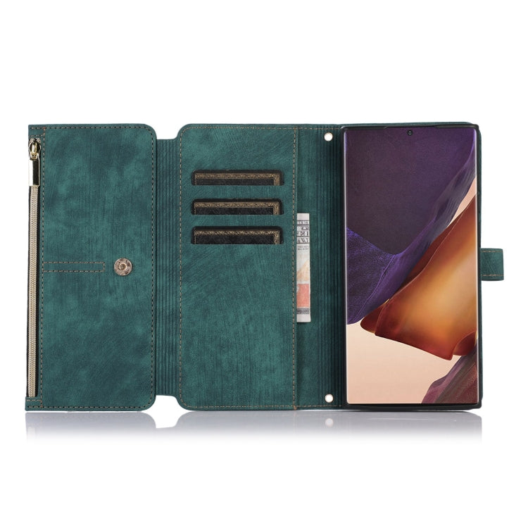 Custodia per cellulare in pelle con cerniera per portafoglio da 9 carte da sogno, For Samsung Galaxy Note20, For Samsung Galaxy Note20 Ultra, For Samsung Galaxy Note10, For Samsung Galaxy Note10+
