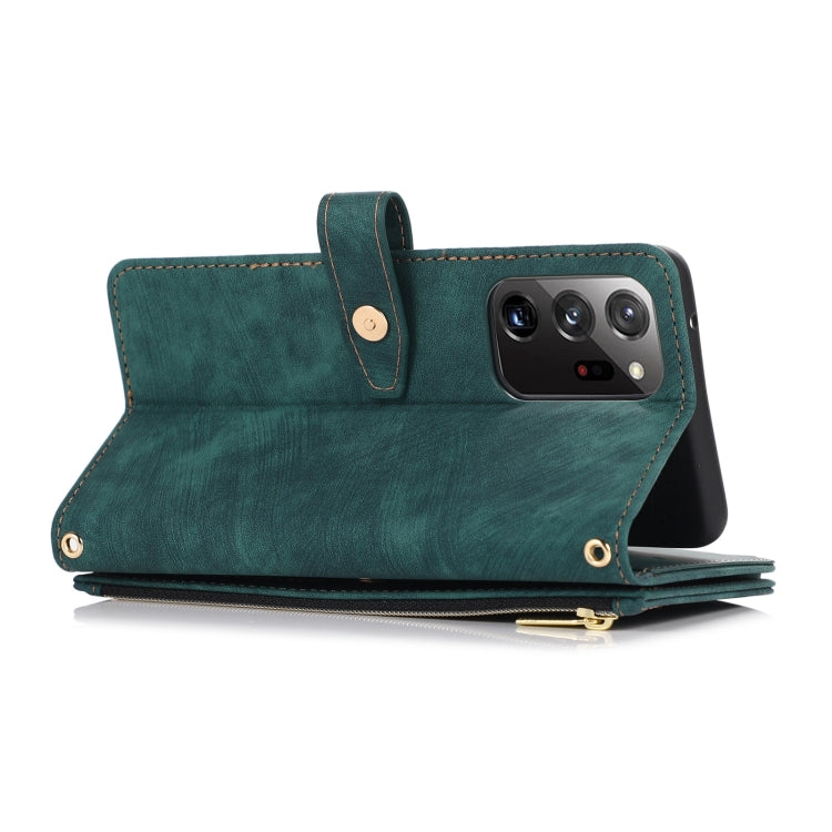 Custodia per cellulare in pelle con cerniera per portafoglio da 9 carte da sogno, For Samsung Galaxy Note20, For Samsung Galaxy Note20 Ultra, For Samsung Galaxy Note10, For Samsung Galaxy Note10+
