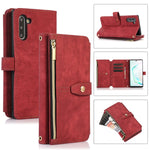 Custodia per cellulare in pelle con cerniera per portafoglio da 9 carte da sogno, For Samsung Galaxy Note20, For Samsung Galaxy Note20 Ultra, For Samsung Galaxy Note10, For Samsung Galaxy Note10+