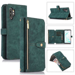 Custodia per cellulare in pelle con cerniera per portafoglio da 9 carte da sogno, For Samsung Galaxy Note20, For Samsung Galaxy Note20 Ultra, For Samsung Galaxy Note10, For Samsung Galaxy Note10+