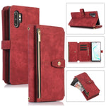Custodia per cellulare in pelle con cerniera per portafoglio da 9 carte da sogno, For Samsung Galaxy Note20, For Samsung Galaxy Note20 Ultra, For Samsung Galaxy Note10, For Samsung Galaxy Note10+