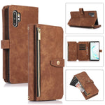 Custodia per cellulare in pelle con cerniera per portafoglio da 9 carte da sogno, For Samsung Galaxy Note20, For Samsung Galaxy Note20 Ultra, For Samsung Galaxy Note10, For Samsung Galaxy Note10+