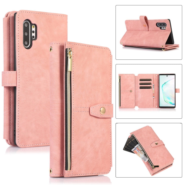 Custodia per cellulare in pelle con cerniera per portafoglio da 9 carte da sogno, For Samsung Galaxy Note20, For Samsung Galaxy Note20 Ultra, For Samsung Galaxy Note10, For Samsung Galaxy Note10+