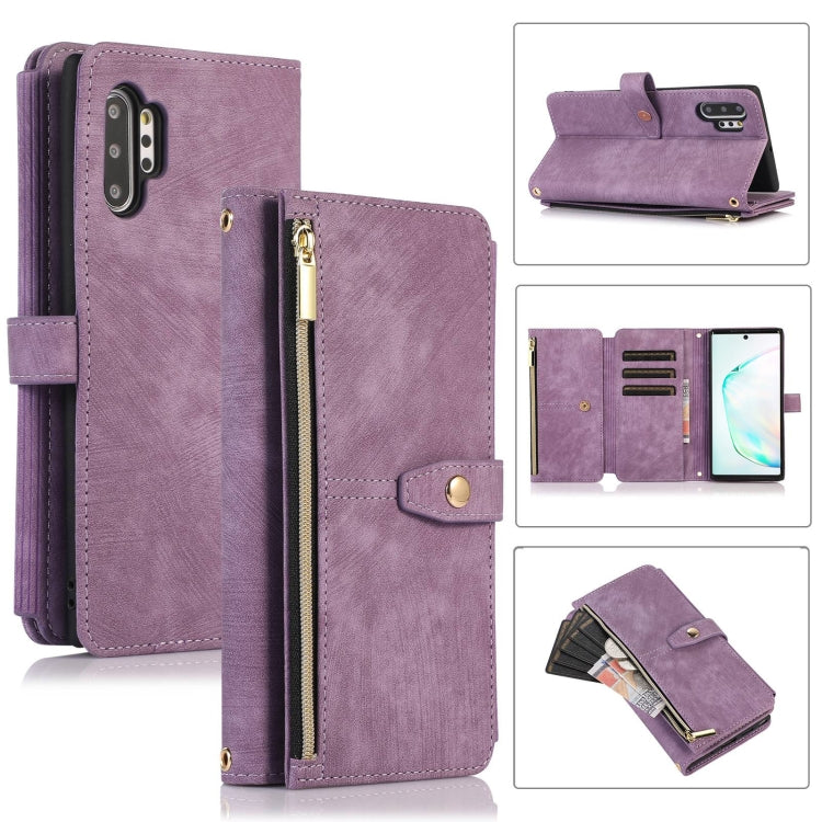 Custodia per cellulare in pelle con cerniera per portafoglio da 9 carte da sogno, For Samsung Galaxy Note20, For Samsung Galaxy Note20 Ultra, For Samsung Galaxy Note10, For Samsung Galaxy Note10+