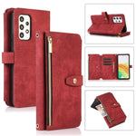Custodia per cellulare in pelle con cerniera per portafoglio da 9 carte da sogno, For Samsung Galaxy A53, For Samsung Galaxy A52 4G / 5G, For Samsung Galaxy A32 5G, For Samsung Galaxy A32 4G