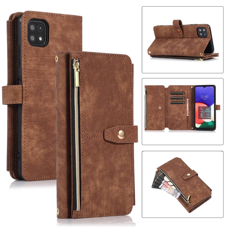 Custodia per cellulare in pelle con cerniera per portafoglio da 9 carte da sogno, For Samsung Galaxy A22 4G, For Samsung Galaxy A22 5G, For Samsung Galaxy A51 4G, For Samsung Galaxy A71 4G