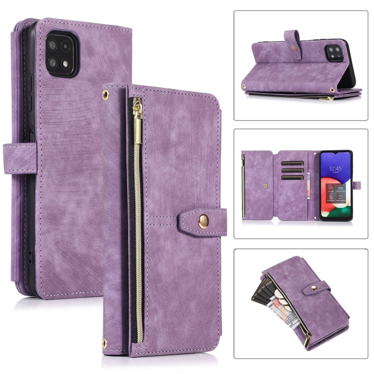 Custodia per cellulare in pelle con cerniera per portafoglio da 9 carte da sogno, For Samsung Galaxy A22 4G, For Samsung Galaxy A22 5G, For Samsung Galaxy A51 4G, For Samsung Galaxy A71 4G