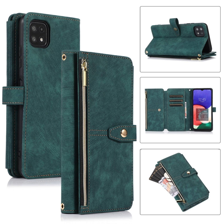 Custodia per cellulare in pelle con cerniera per portafoglio da 9 carte da sogno, For Samsung Galaxy A22 4G, For Samsung Galaxy A22 5G, For Samsung Galaxy A51 4G, For Samsung Galaxy A71 4G