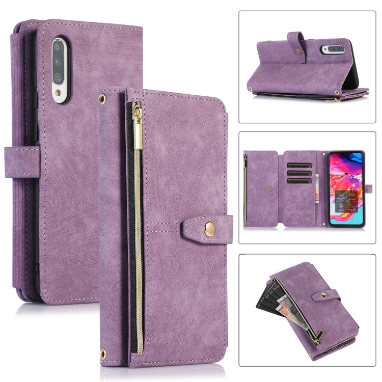 Custodia per cellulare in pelle con cerniera per portafoglio da 9 carte da sogno, For Samsung Galaxy A70 / A70s, For Samsung Galaxy A20 / A30, For Samsung Galaxy A12 4G / 5G, For Samsung Galaxy A13 4G / 5G / A04 / A04s