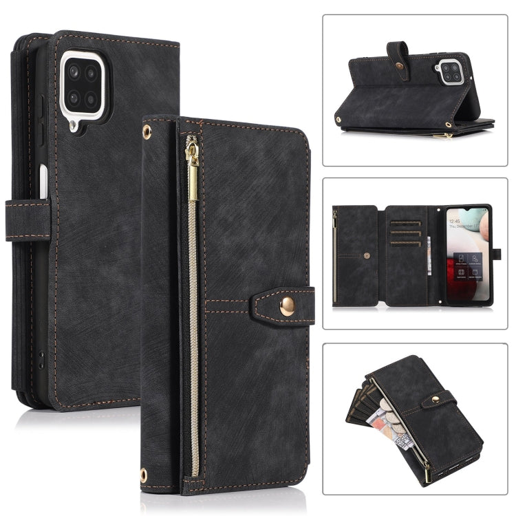 Custodia per cellulare in pelle con cerniera per portafoglio da 9 carte da sogno, For Samsung Galaxy A70 / A70s, For Samsung Galaxy A20 / A30, For Samsung Galaxy A12 4G / 5G, For Samsung Galaxy A13 4G / 5G / A04 / A04s