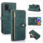 Custodia per cellulare in pelle con cerniera per portafoglio da 9 carte da sogno, For Samsung Galaxy A10, For Samsung Galaxy A21s, For Samsung Galaxy A72 4G / 5G