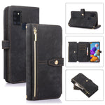 Custodia per cellulare in pelle con cerniera per portafoglio da 9 carte da sogno, For Samsung Galaxy A10, For Samsung Galaxy A21s, For Samsung Galaxy A72 4G / 5G
