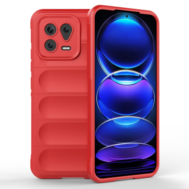 Magic Shield TPU + custodia per telefono in flanella, For Xiaomi 13