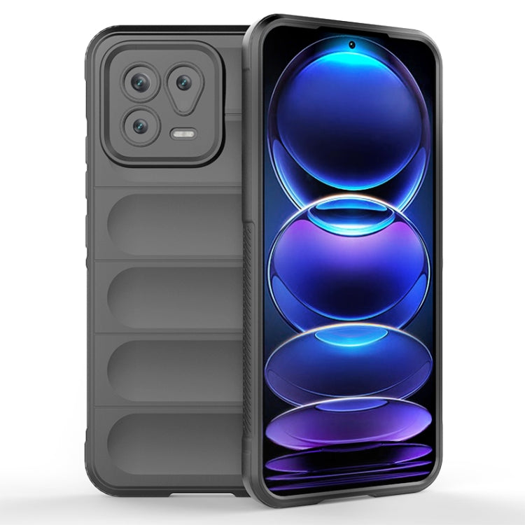 Magic Shield TPU + custodia per telefono in flanella, For Xiaomi 13