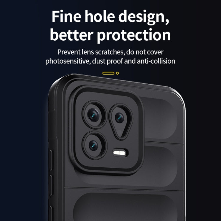 Magic Shield TPU + custodia per telefono in flanella, For Xiaomi 13