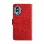 HT03 Cassa del telefono di cuoio di vibrazione impressa farfalla di sensibilità della pelle, For Nokia X30, For OPPO Reno9 / Reno9 Pro, For OPPO Reno9 Pro+, For Xiaomi 13