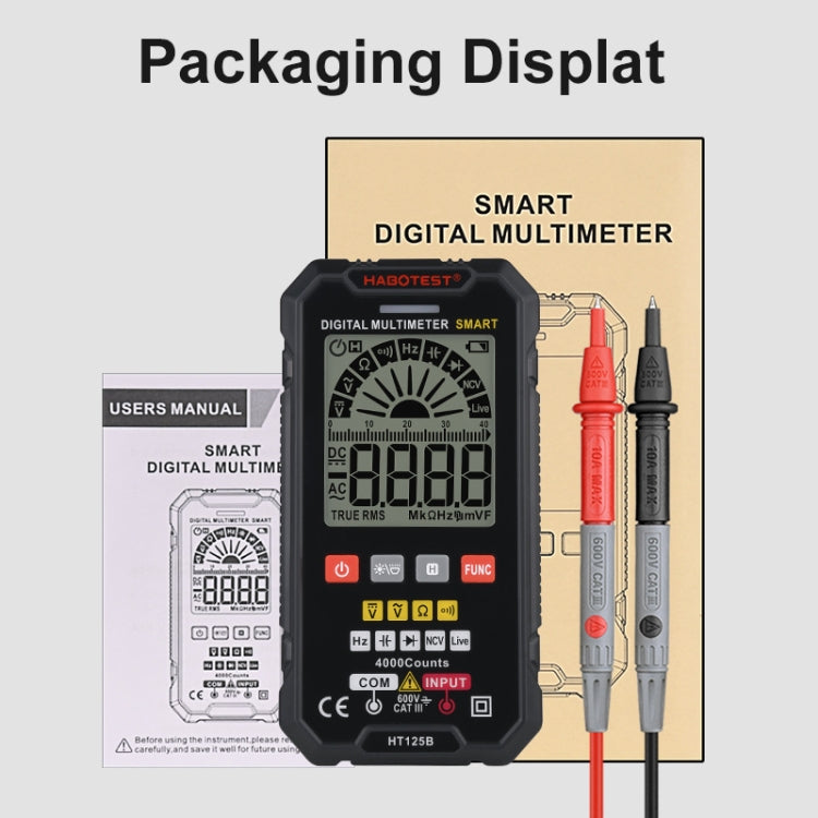 HABOTEST HT125B High Precision Mini Digital Universal Meter, HT125B