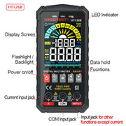 HABOTEST HT126B Mini multimetro digitale ad alta precisione, HT126B