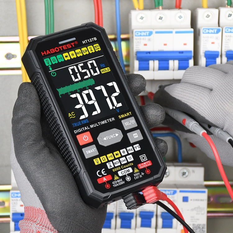 Multimetro digitale HABOTEST HTI27B con copertura in silicone