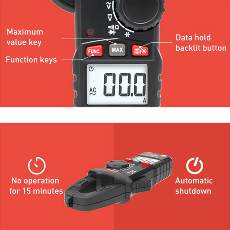 Multimetro a pinza tascabile HABOTEST HT200A, HT200A