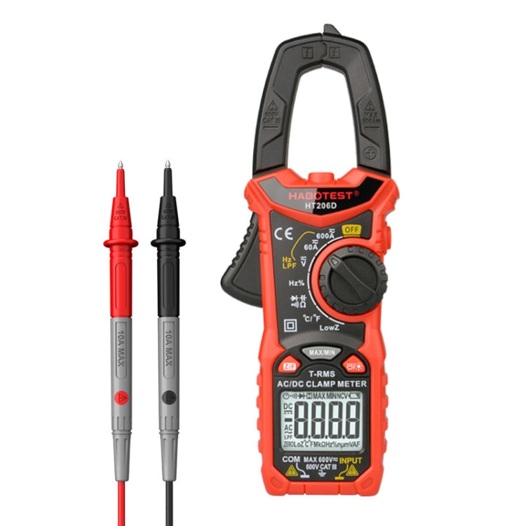 Multimetro digitale a pinza HABOTEST HT206D 600A 600V