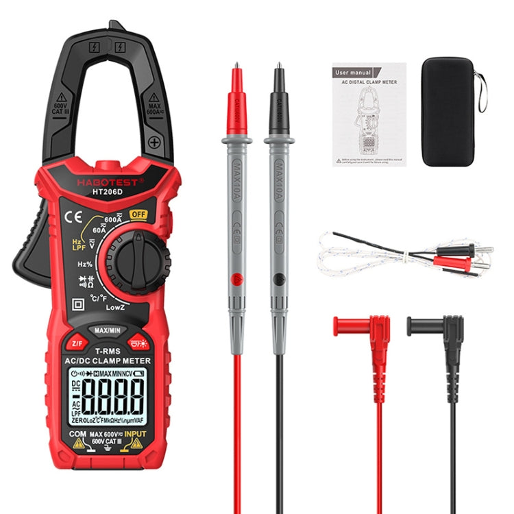 HABOTEST HT206D High Precision Digital Clamp Multimeter, HT206D