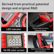 HABOTEST HT208A 1000A Anti-scald Multifunction Digital Clamp Multimeter, HT208A