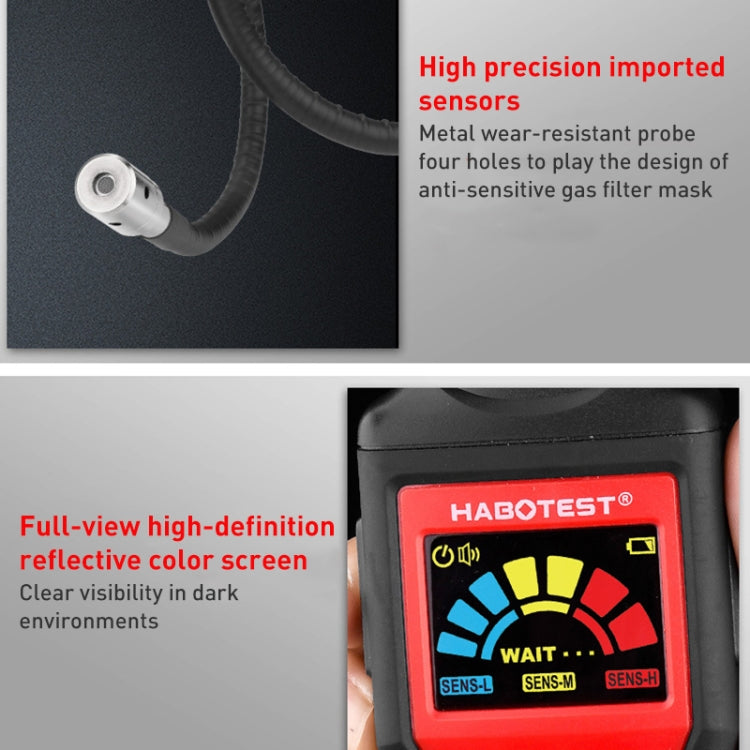 HABOTEST HT601A Rilevatore gas combustibili 0-9999 ppm