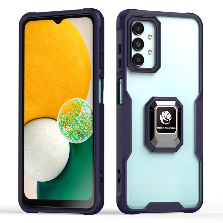 Cassa del telefono dell'anello magnetico antiurto dell'armatura, For Samsung Galaxy A13 4G / 5G, For Samsung Galaxy A20s, For Samsung Galaxy A03s / A02s EU 164mm, For Samsung Galaxy A02 / M02