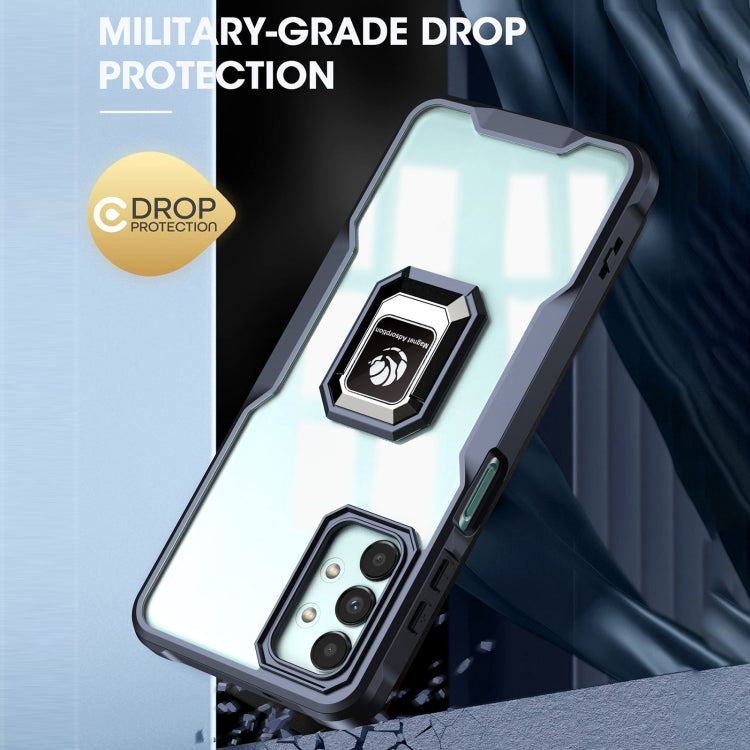 Cassa del telefono dell'anello magnetico antiurto dell'armatura, For Samsung Galaxy A13 4G / 5G, For Samsung Galaxy A20s, For Samsung Galaxy A03s / A02s EU 164mm, For Samsung Galaxy A02 / M02