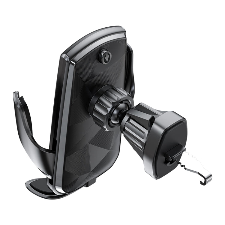 V5S 40W Supporto magnetico per telefono da auto a ricarica rapida, V5S 40W Black
