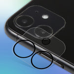 Pellicola in vetro temperato per la protezione dell'obiettivo della fotocamera posteriore HD antiriflesso, For iPhone 12 (1 PC), For iPhone 12 Pro (1 PC)