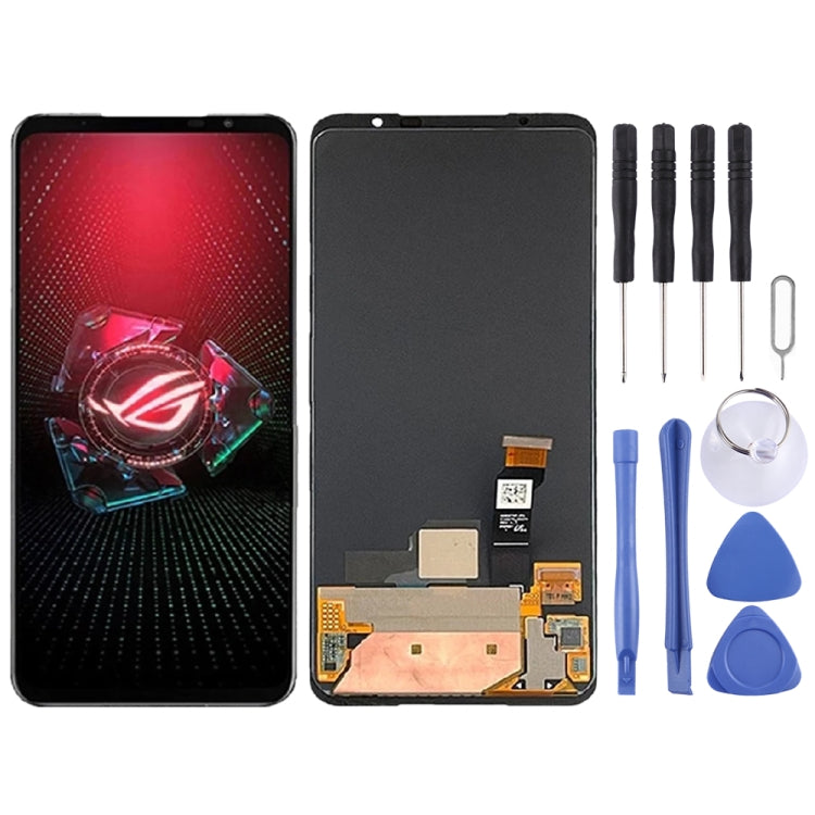 Schermo LCD AMOLED con assemblaggio completo di digitalizzatore, For Asus ROG Phone 5 Pro ZS673KS, For Asus ROG Phone 5 Ultimate ZS673KS, For Asus Smartphone for Snapdragon Insiders, For Asus ROG Phone 5s ZS676KS, For Asus ROG Phone 6 Pro