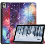 Custodia Smart Tablet in pelle con supporto a 3 pieghe dipinto da Custer, For Nokia T21