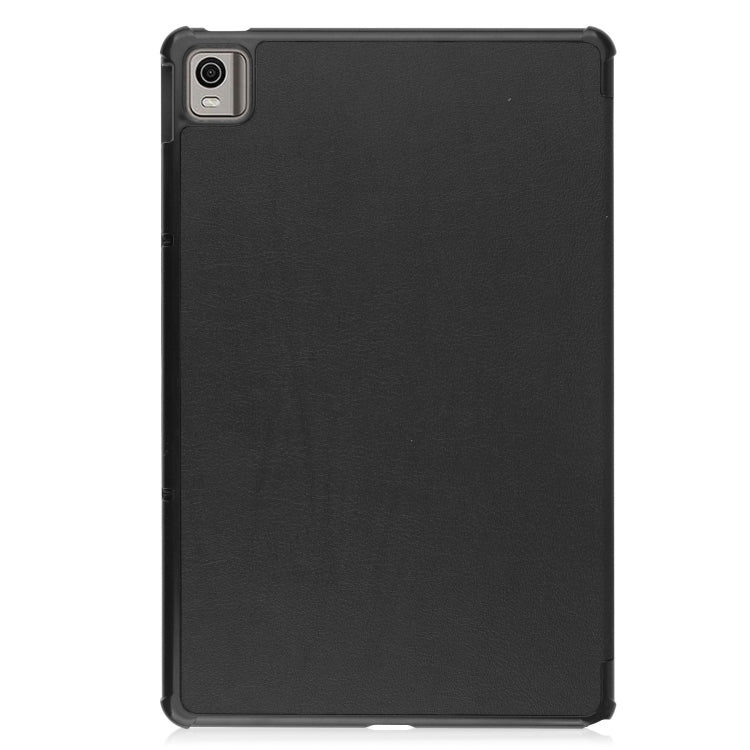 Custodia per tablet Smart in pelle con supporto a 3 pieghe Custer Pure Color, For Nokia T21