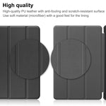 Custodia per tablet Smart in pelle con supporto a 3 pieghe Custer Pure Color, For Nokia T21