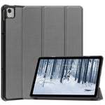 Custodia per tablet Smart in pelle con supporto a 3 pieghe Custer Pure Color, For Nokia T21