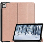 Custodia per tablet Smart in pelle con supporto a 3 pieghe Custer Pure Color, For Nokia T21