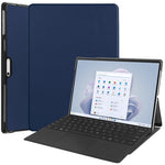 Custodia per tablet in pelle con supporto Custer Pure Color, For Microsoft Surface Pro 9