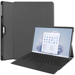 Custodia per tablet in pelle con supporto Custer Pure Color, For Microsoft Surface Pro 9