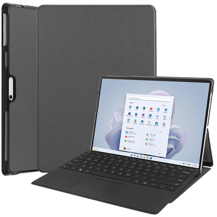Custodia per tablet in pelle con supporto Custer Pure Color, For Microsoft Surface Pro 9