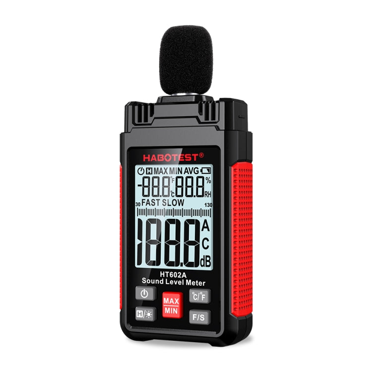 HABOTEST HT602A Tester digitale multifunzione per decibel di rumore, HT602