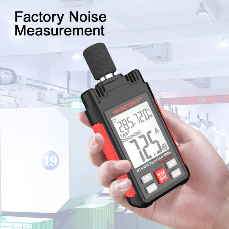 Tester di decibel HABOTEST HT602B con display digitale