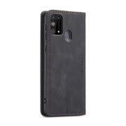 Custodia portafoglio in pelle con slot carte per Galaxy M21