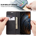 Custodia portafoglio in pelle per Samsung Galaxy M21
