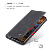 Custodia portafoglio in pelle con slot carte per Galaxy M21