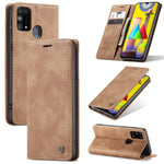 Custodia portafoglio in pelle per Samsung Galaxy M21
