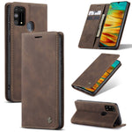 Custodia portafoglio in pelle per Samsung Galaxy M21