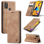 Custodia portafoglio in pelle per Samsung Galaxy M21